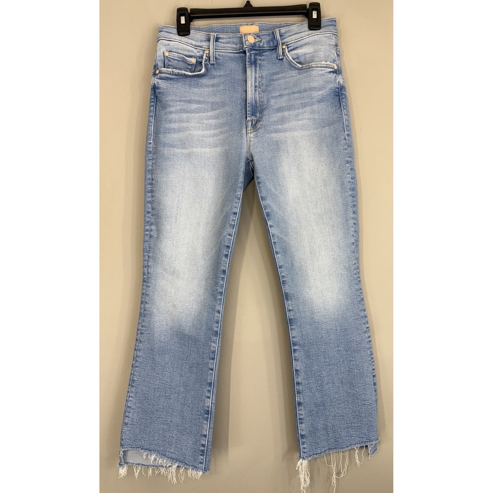 Mother Jeans Women's 30 Insider Crop Step Fray / Limited Edition Light Wash